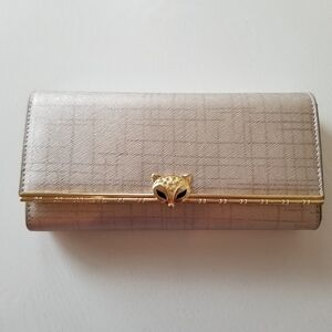 Foxer Metallic Tri-Fold Wallet